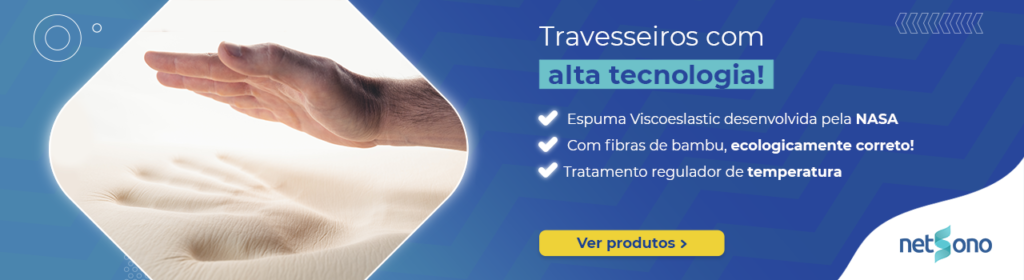 Imagem - Travesseiros com alta tecnologia Netsono